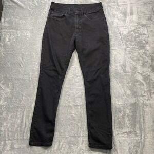 Origin Delta 68 Denim Jeans Mens Black Straight Leg Made in USA Size 30x30
